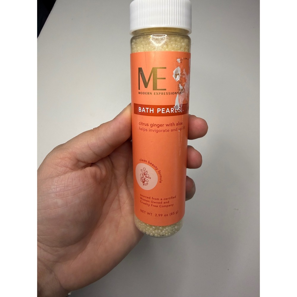 Modern Expressions Citrus Ginger Bath Pearls with Aloe 2.99 oz